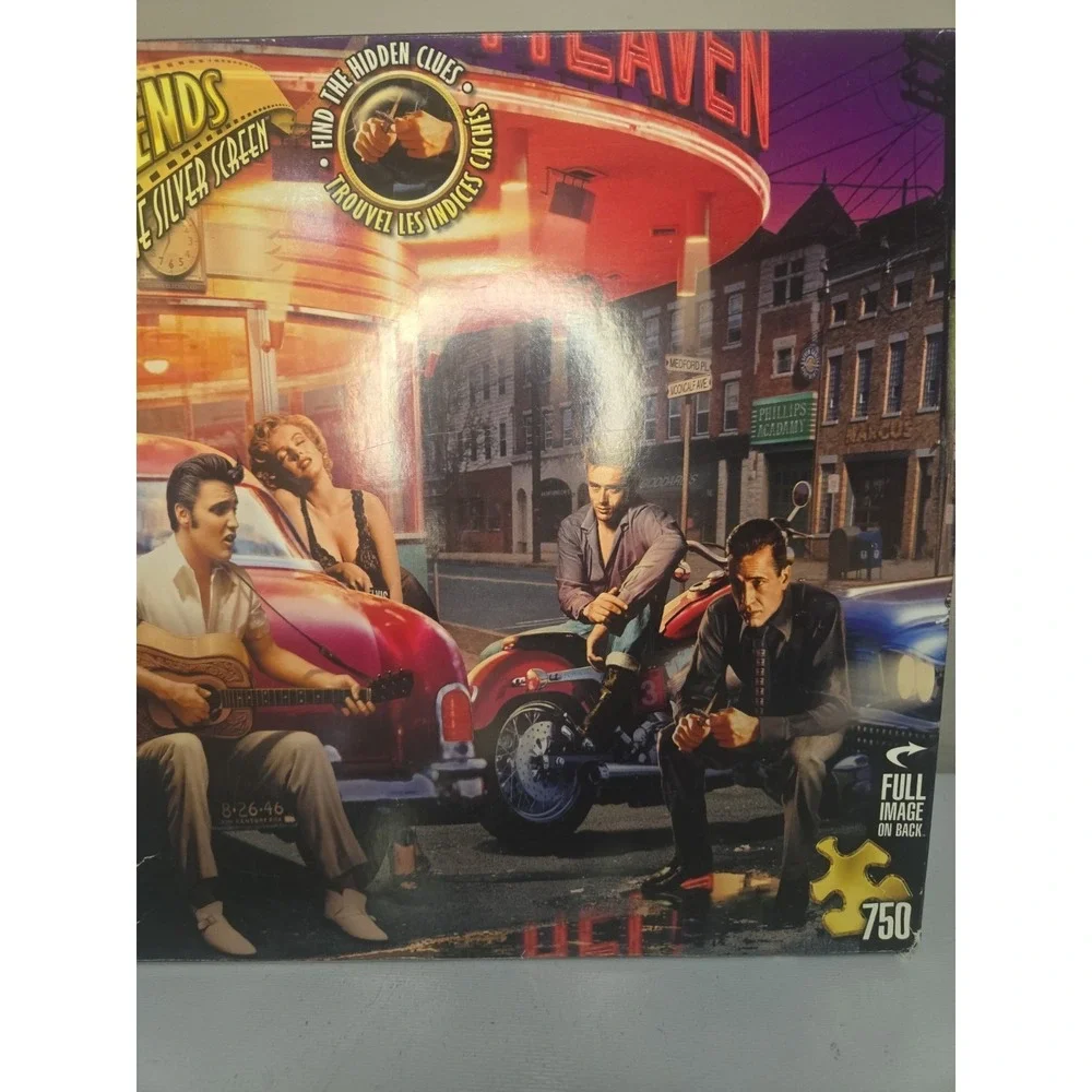 Legends Silver Screen Jigsaw Puzzle Legendary Crossroads Elvis Marilyn 750